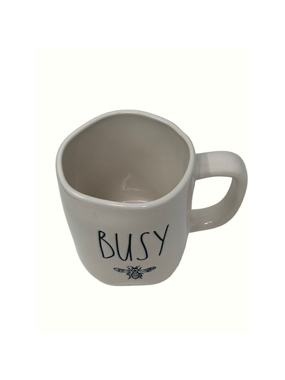 Rae Dunn Busy Bee Mug Large Coffee Cup Ceramic Magenta LL Farmhouse Gift 16oz - Picture 7 of 8